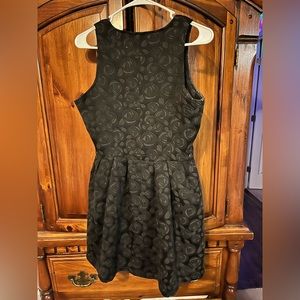 Steve Madden Black cloth type dress. Cute Gothic style. Size M